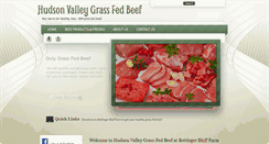 Desktop Screenshot of hudsonvalleygrassfedbeef.com